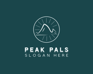 Mountain Peak Hiking  logo design