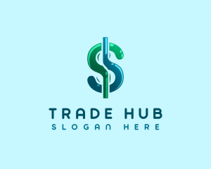 Dollar Money Currency logo design