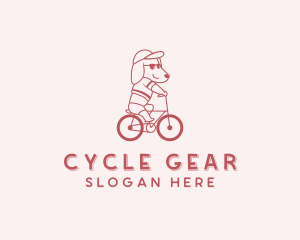 Biking Pet Dog logo