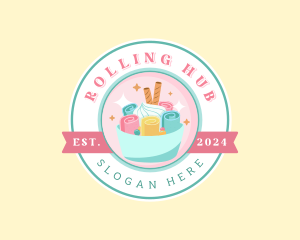 Ice Cream Gelato Dessert logo design