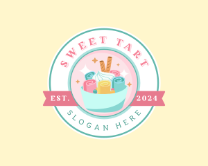 Ice Cream Gelato Dessert logo design