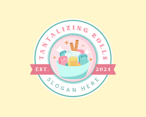 Ice Cream Gelato Dessert logo design