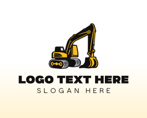 Digging Machinery Vehicle logo