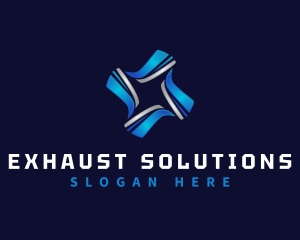 Cooling Exhaust Fan logo design