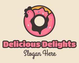 Chicken Donut Bakery logo design