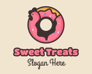 Chicken Donut Bakery logo design