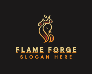 Hot Flame Chicken logo design