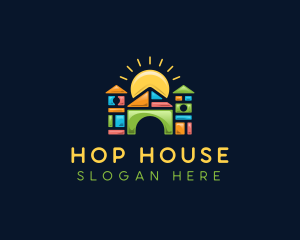 Play Blocks House logo design