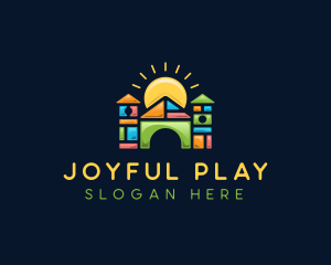 Play Blocks House logo design