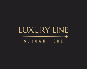 Minimalist Luxury Star logo design