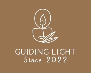 Wellness Spa Candle logo design