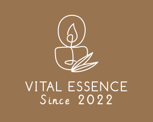 Wellness Spa Candle logo design