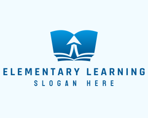 Arrow Book Learning logo design