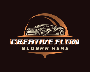 Sports Car Automotive logo design