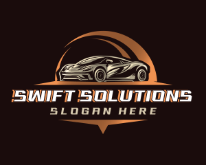 Sports Car Automotive logo design