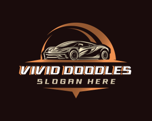 Sports Car Automotive logo design