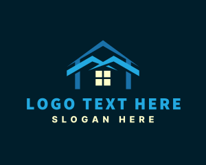 House Roofing Renovation Logo