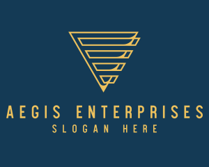 Geometric Business Enterprise logo design