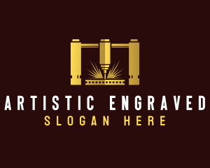 Mechanical Engraving Fabrication logo design