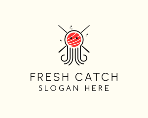 Seafood Sushi Octopus logo