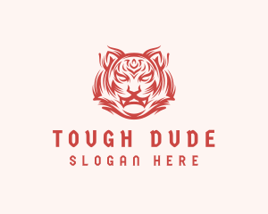 Tough Wild Tiger logo design