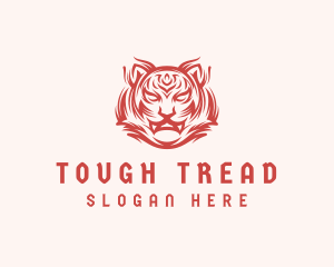 Tough Wild Tiger logo design