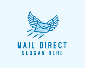 Flying Mail Envelope logo