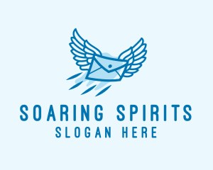Flying Mail Envelope logo