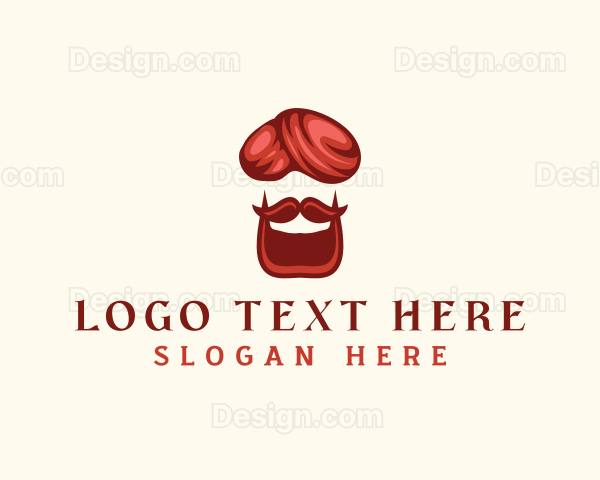 India Turban Beard Logo