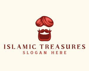 India Turban Beard logo design