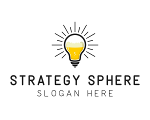 Beer Light Bulb  logo