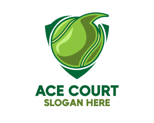 Tennis Ball Shield logo