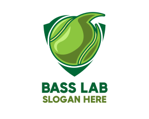 Tennis Ball Shield logo design