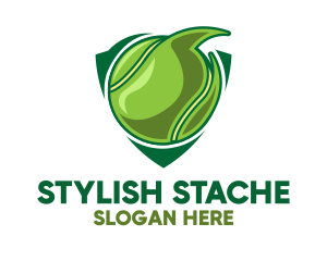 Tennis Ball Shield logo design