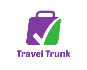 Checkmark Briefcase Bag logo