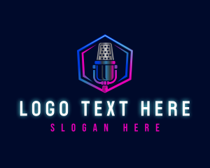Podcast Microphone Recording logo