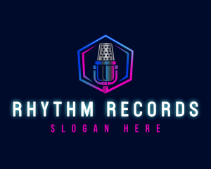 Podcast Microphone Recording logo