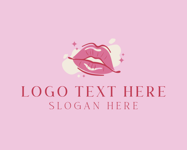 Lipstick logo example 3