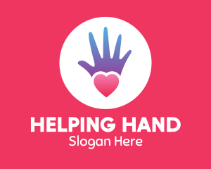 Social Welfare Foundation Hand logo design