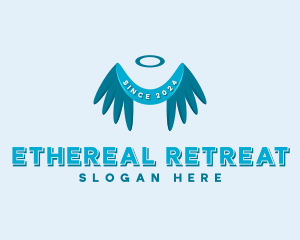 Holy Wings Retreat logo design