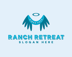 Holy Wings Retreat logo design