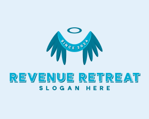 Holy Wings Retreat logo design