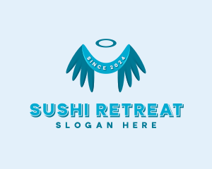 Holy Wings Retreat logo design