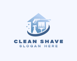 Janitorial Cleaning Disinfection logo design