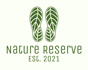 Nature Footprint logo design