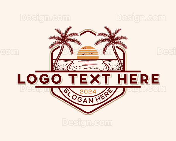 Vacation Beach Getaway Logo