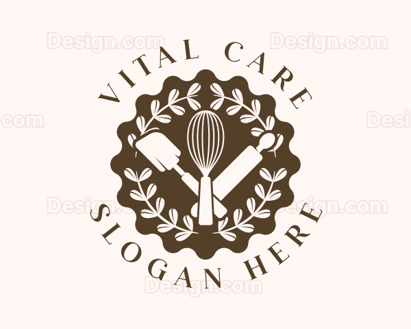 Whisk Pastry Baking Logo