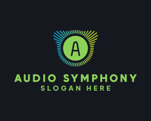 Audio Sound Music App  logo design