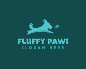 Pet Dog Terrier Fetch logo
