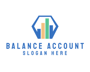 Hexagon Finance Accountant logo design